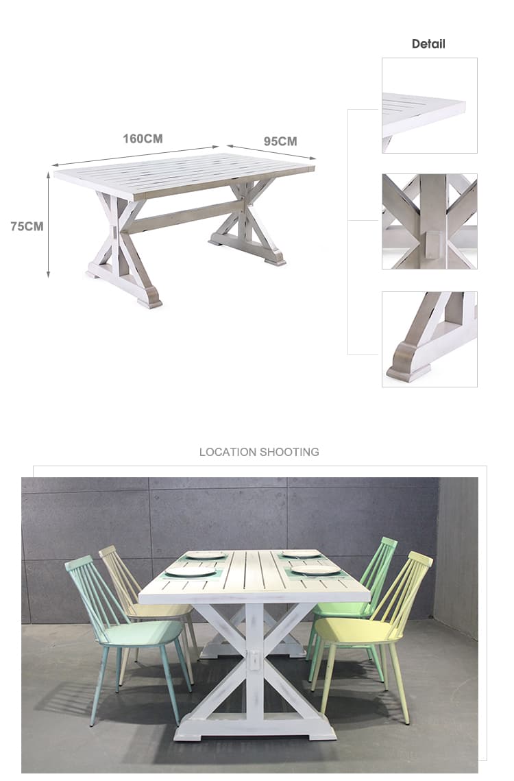 Garden 6 Seater Dining Set Table